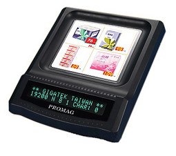 Настольный вакуум-флуоресцентный (VFD) Дисплей покупателя с монетницей DSP802U в Липецке