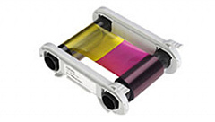 Полноцветная лента (YMCKO) на 500 оттисков с чистящим роликом; для принтера Advent SOLID 700 в Липецке
